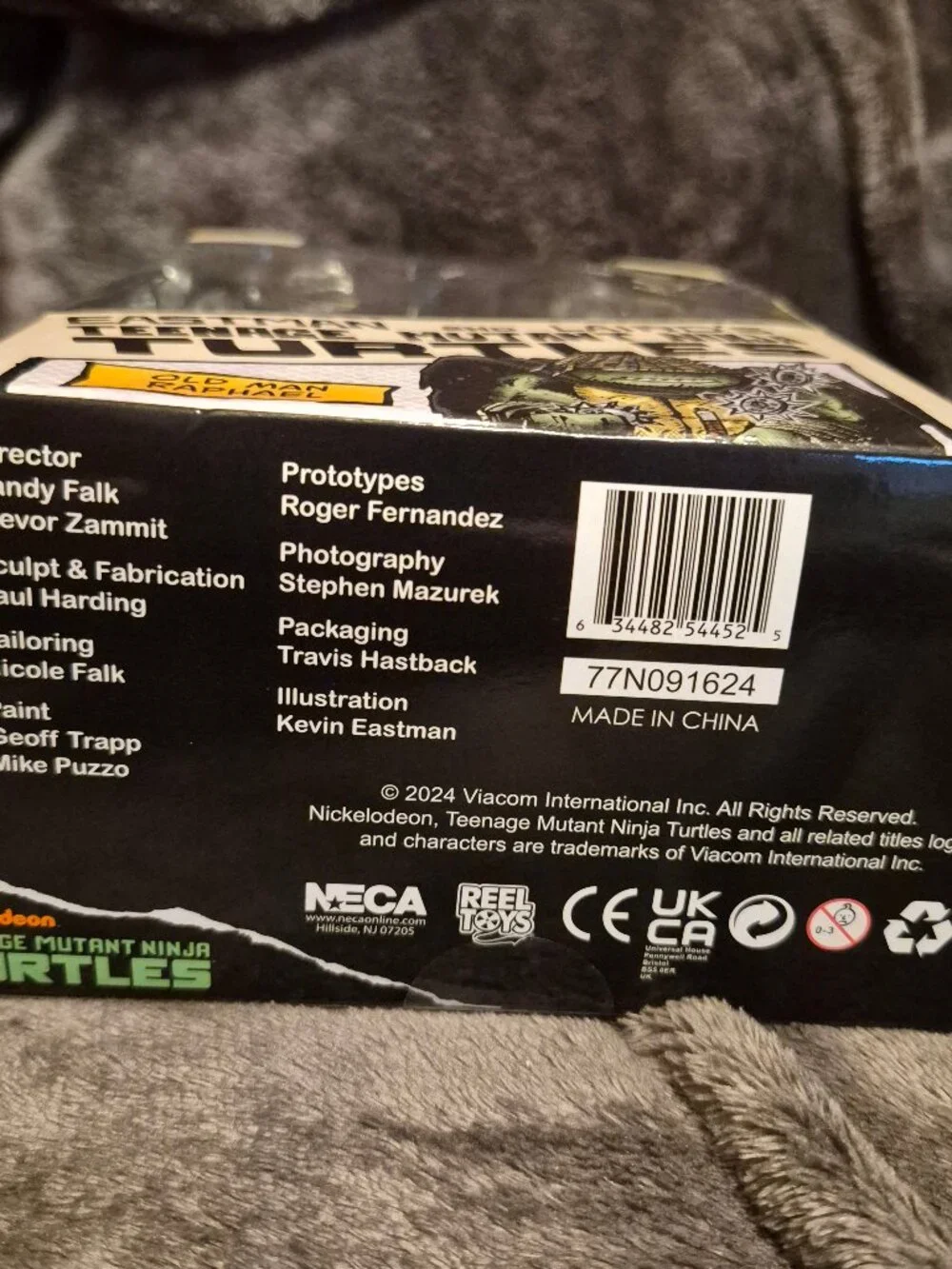NECA TMNT Eastman & Laird's Old Man Raphael Ninja Turtles Action Figure SEALED